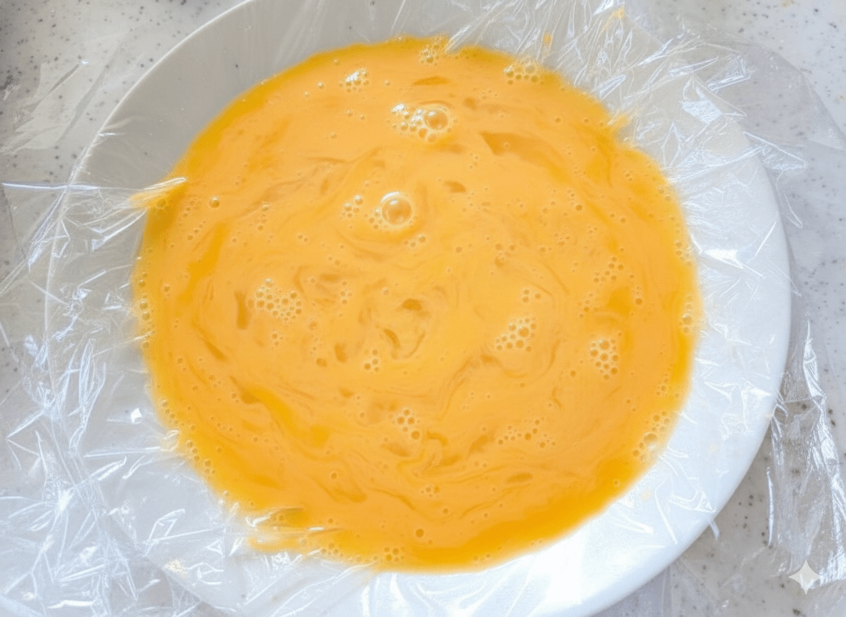 かわぴーさん「もう炒めない 爆速オムそば」