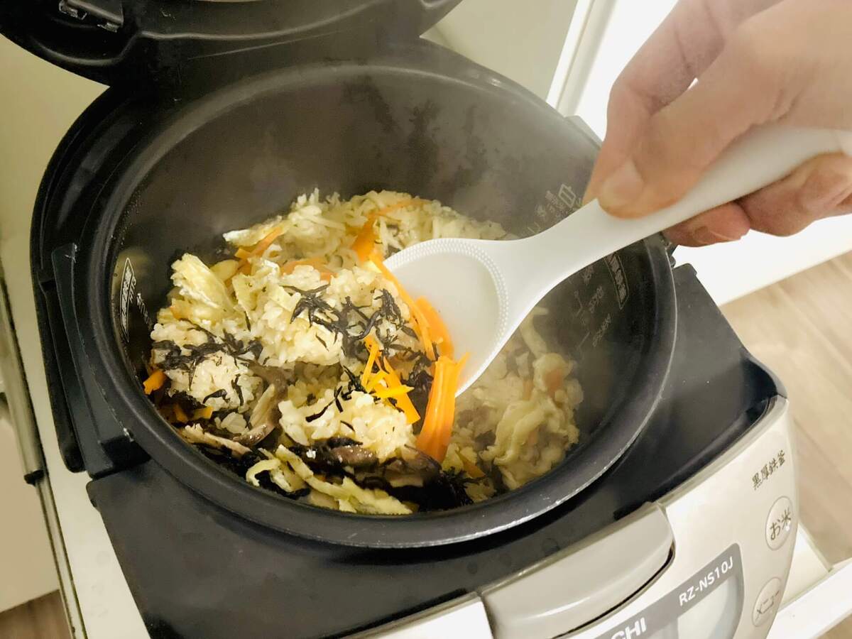 「切り干し大根の炊き込みご飯」