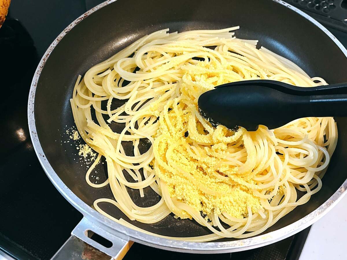 コーンスープパスタ