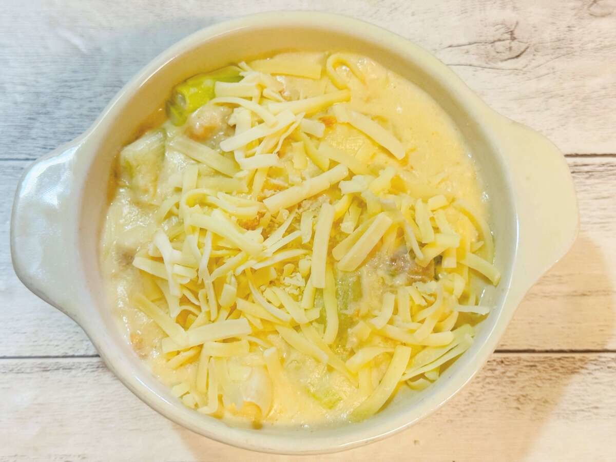 平野レミさん考案『誠に旨いねぎグラタン』