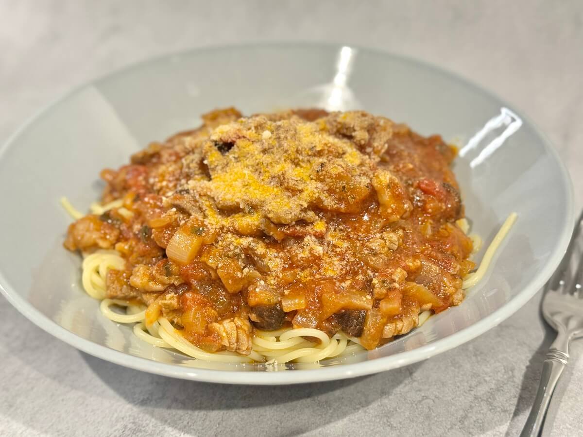 木村拓哉さん「木村拓哉ミートソースパスタ」