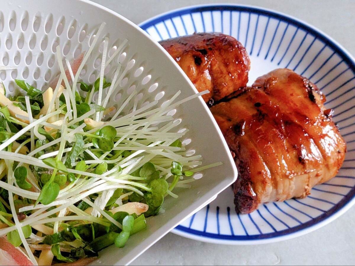 亜希さん「かさまし厚揚げステーキ」