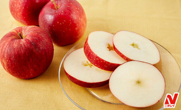 「皮付き&輪切り」りんごがおいしい理由