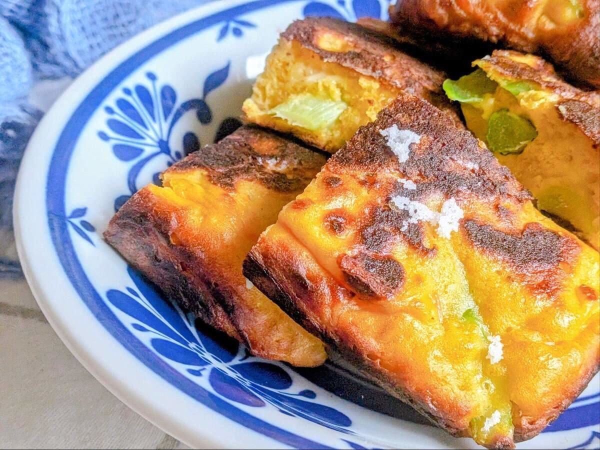 グリーンアスパラガスのモーニングケークサレ