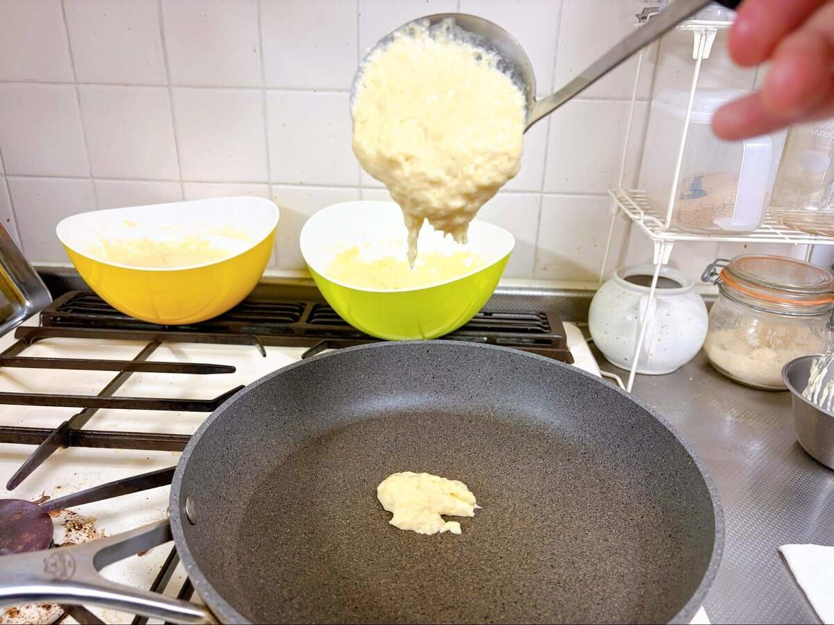 ホットケーキをふっくらさせる裏技