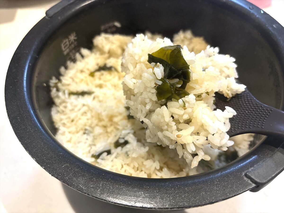 「わかめごはん」レシピ