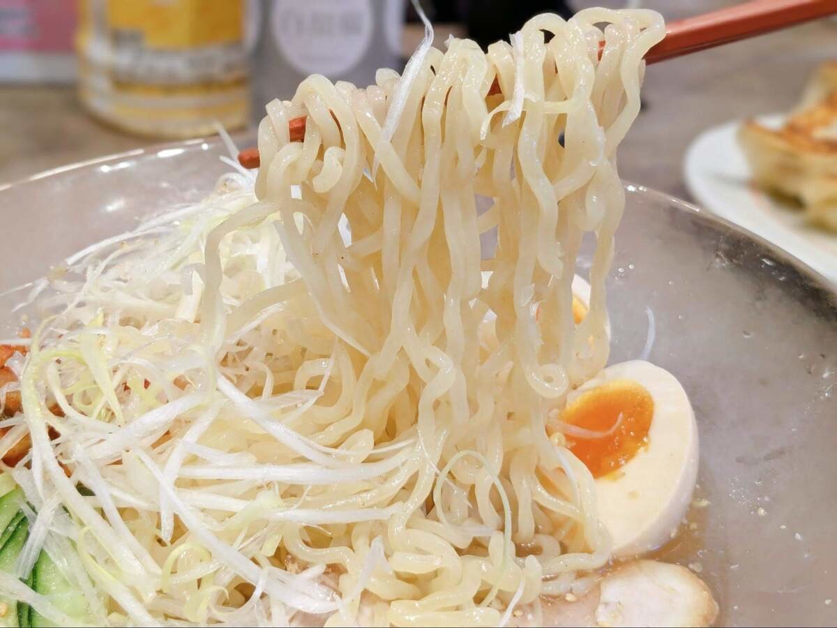 幸楽苑の夏限定の冷麺