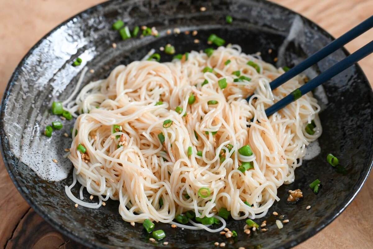 ピリ辛油そば風そうめん