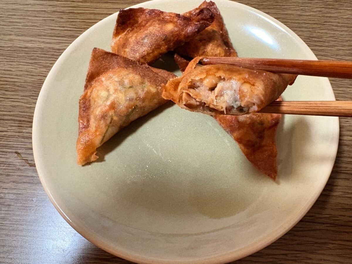 辻󠄀調理師専門学校監修「納豆の包み揚げ」