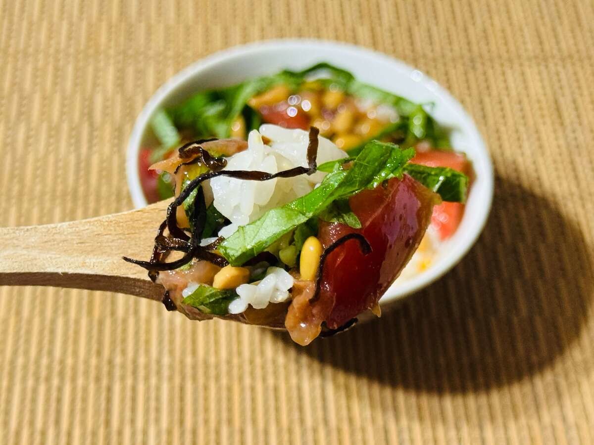 家事ヤロウで農家さんが紹介『トマトの納豆めし』