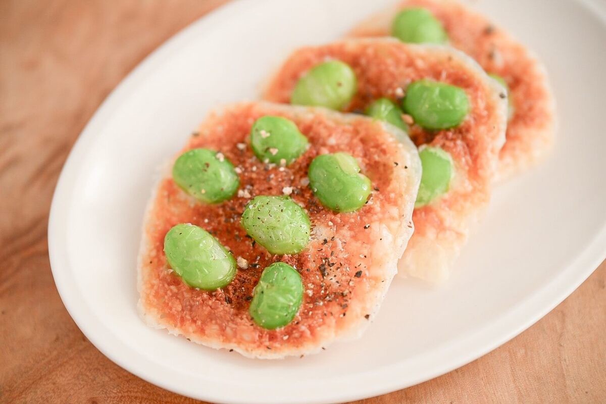 枝豆チーズせんべい