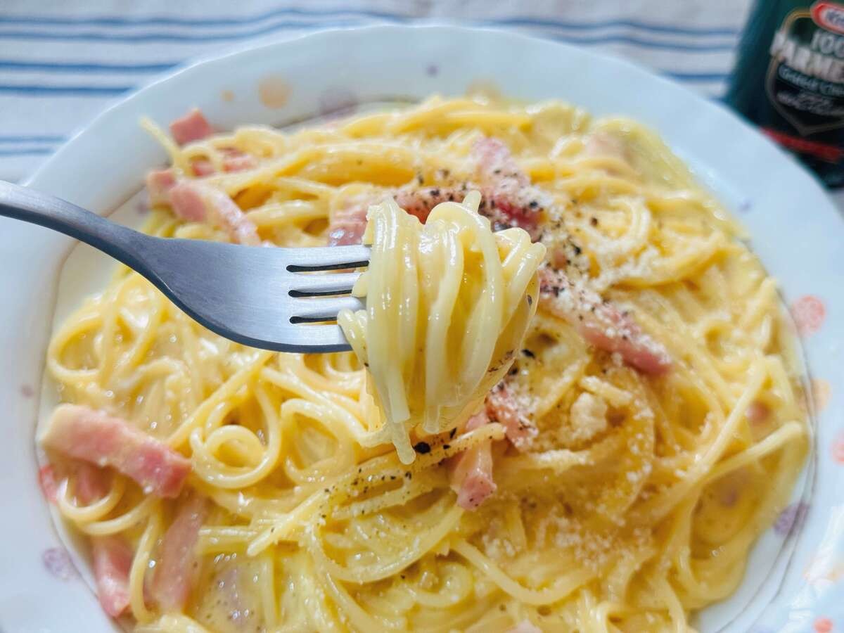 「DAIGOも台所」電子レンジのみで完成！「レンジでカルボナーラ」