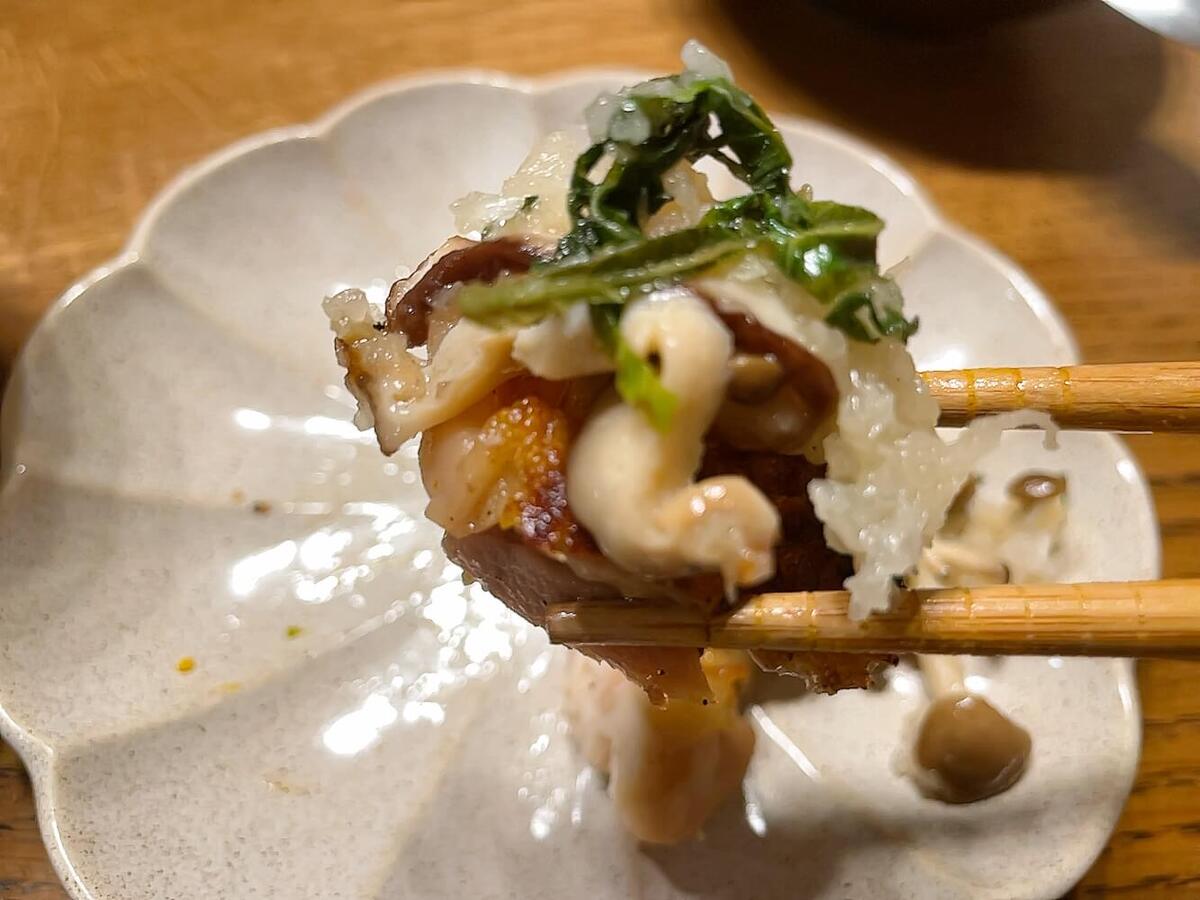 鶏の洋風おろしソース