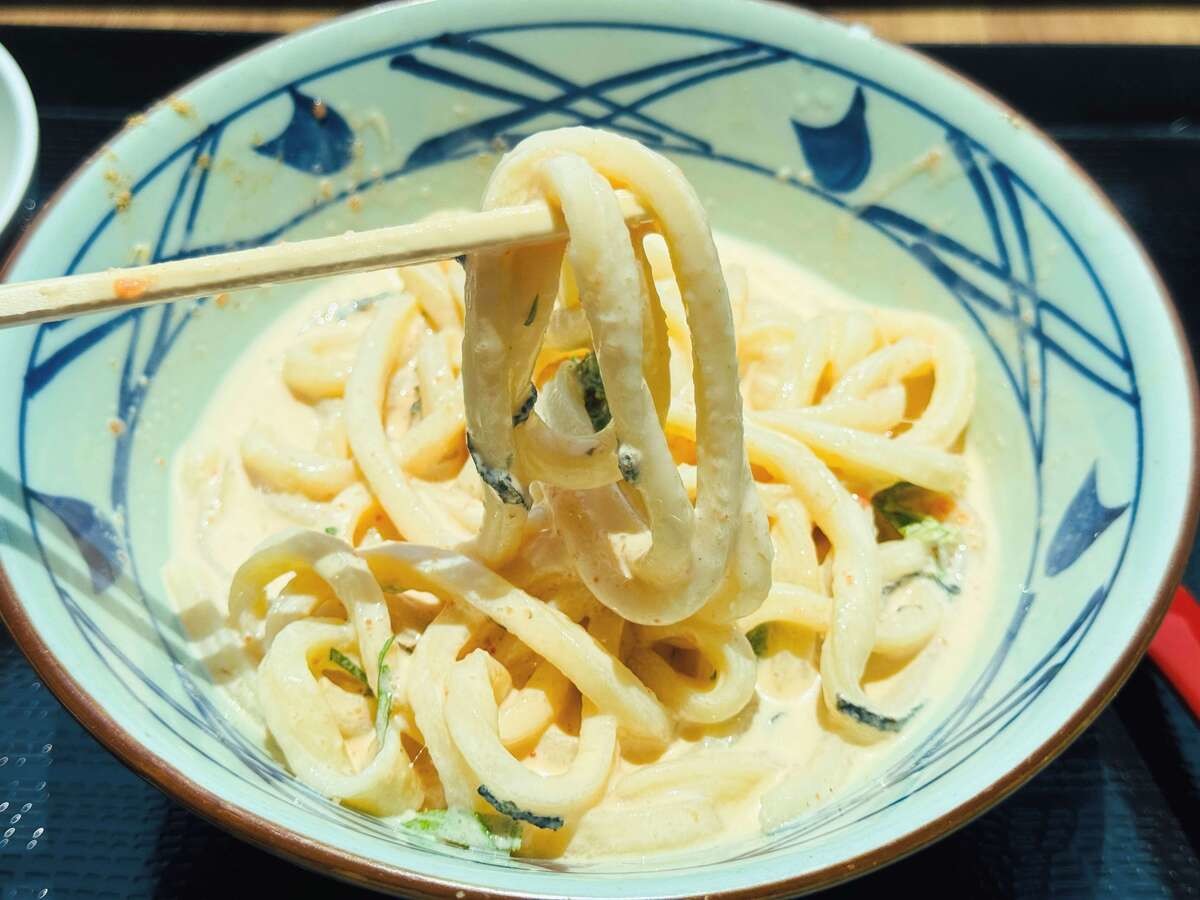 冷やし明太クリームうどん