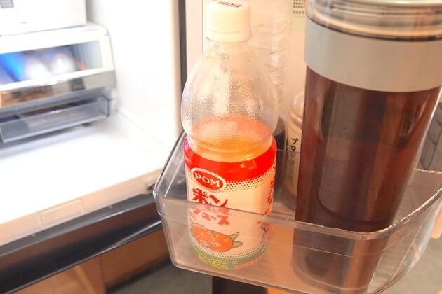 開封したジュース