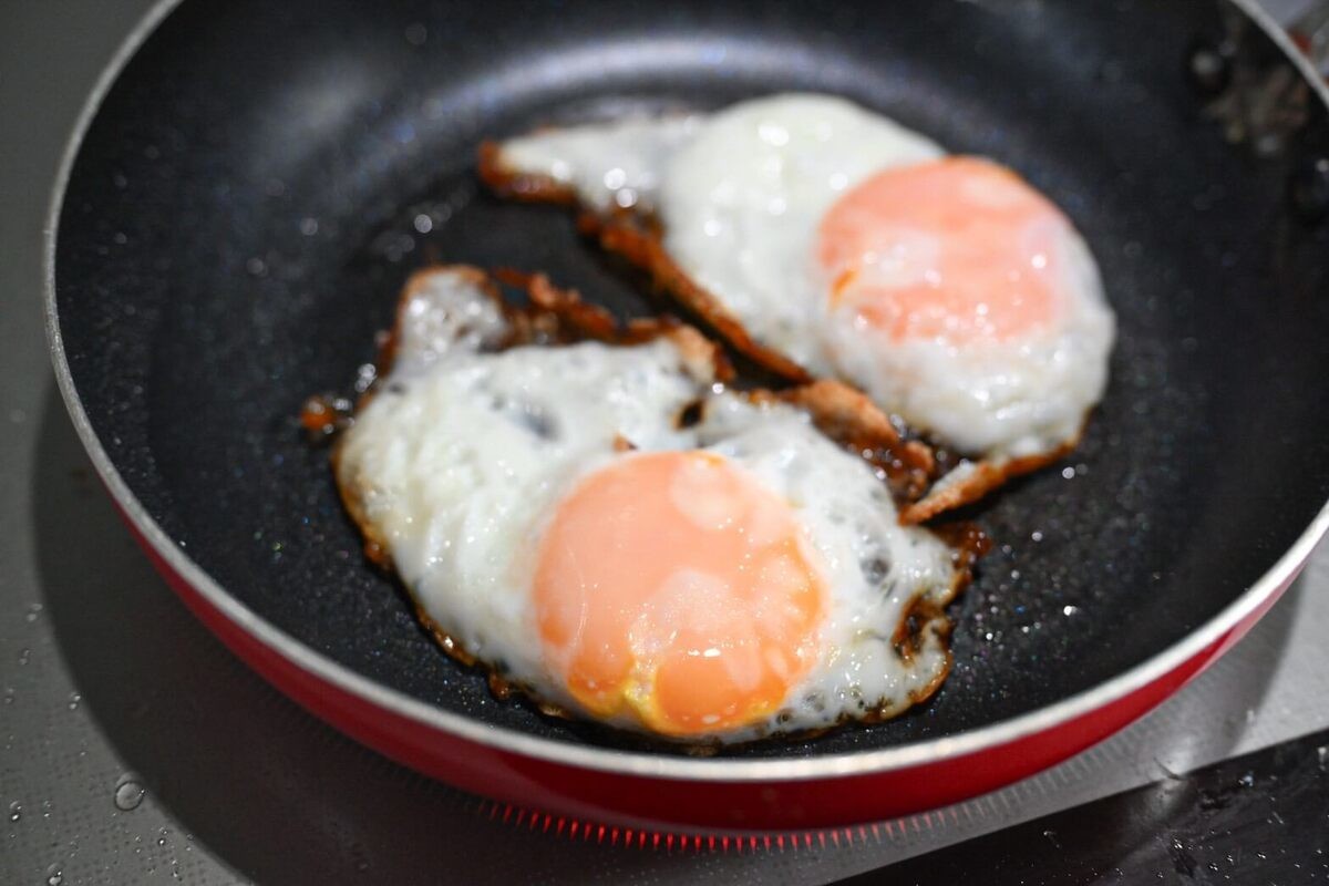 「目玉焼きのオイスターソース漬け」のレシピ