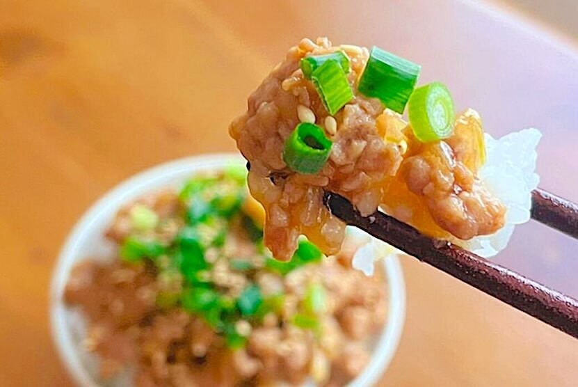 豚と玉ねぎの餡かけ風