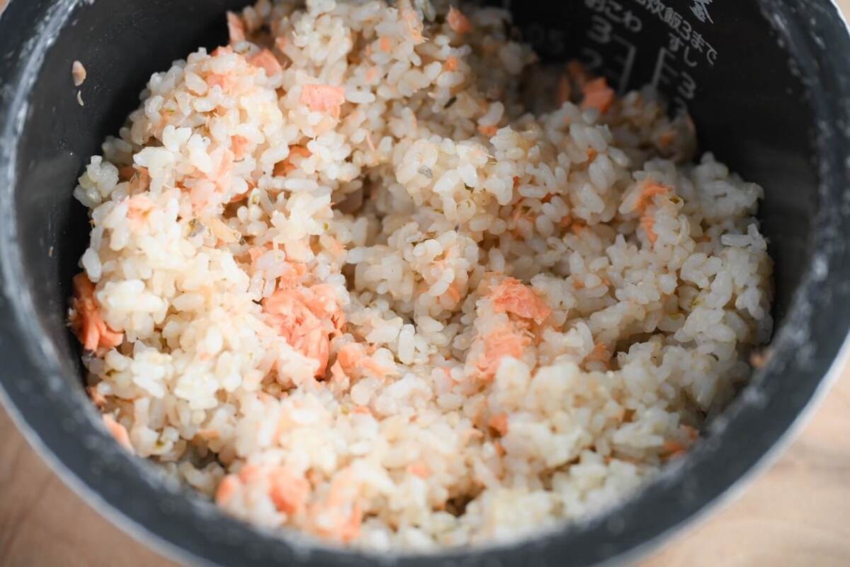 塩鮭の炊き込みごはん