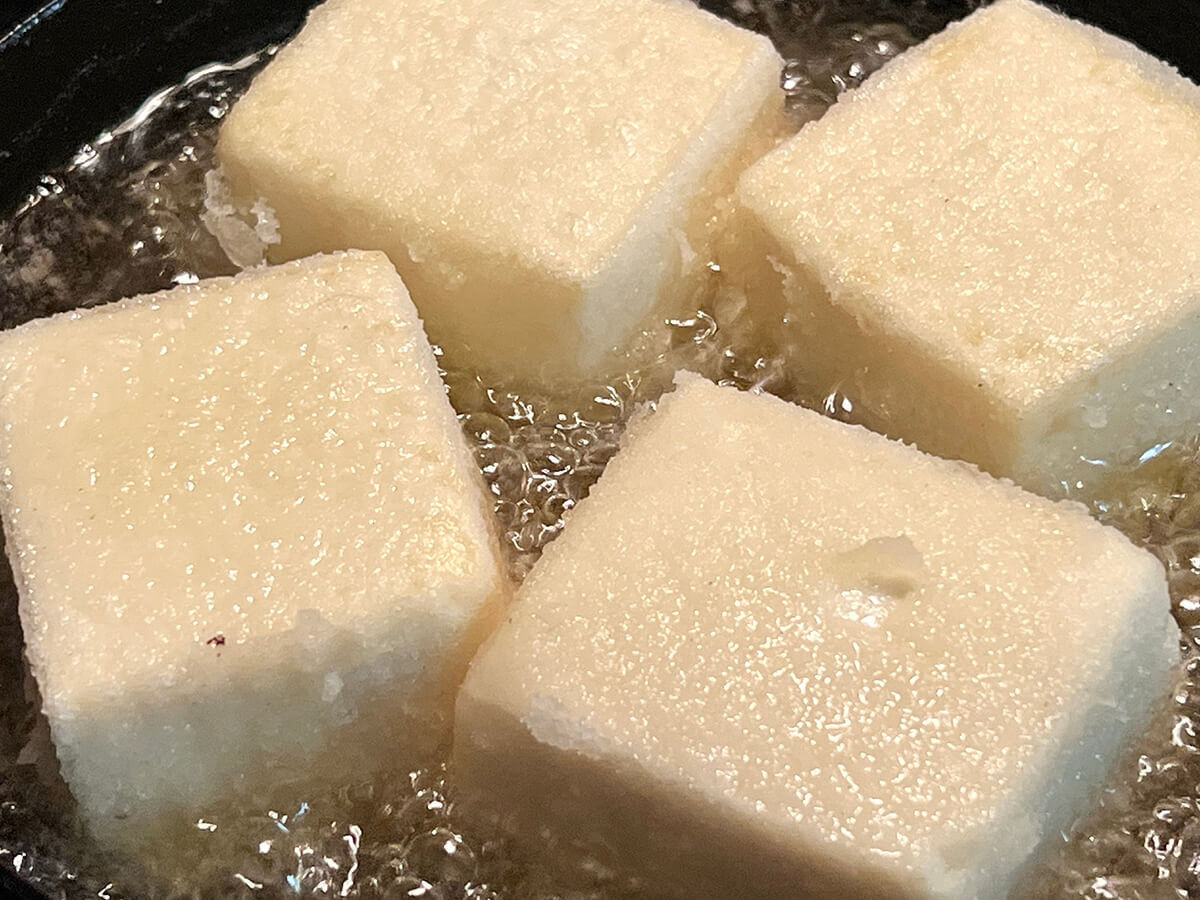 大原千鶴さん「フライパン揚げだし豆腐」のレシピ