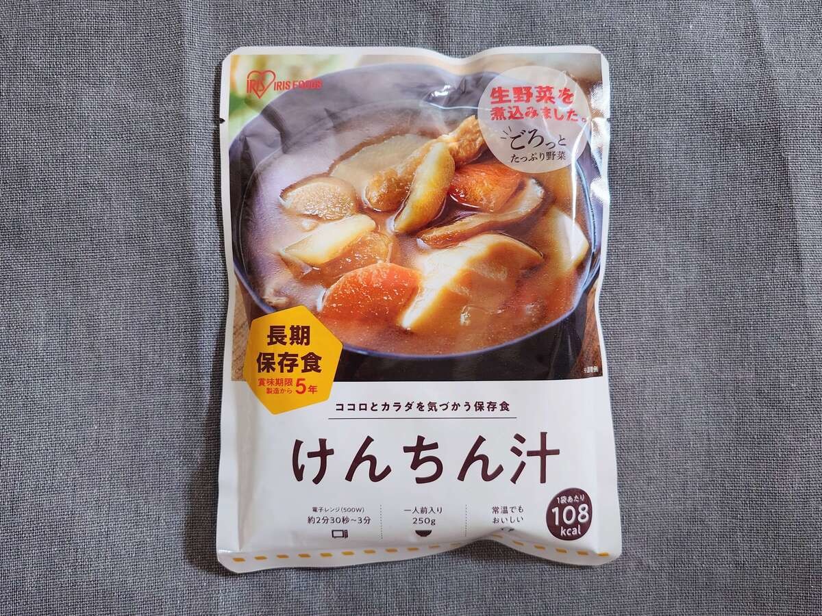 アイリスフーズ「具だくさん防災食備蓄用セット7袋入」開封してみた