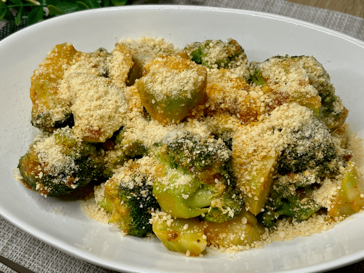 ブロッコリーのソテーミートソース