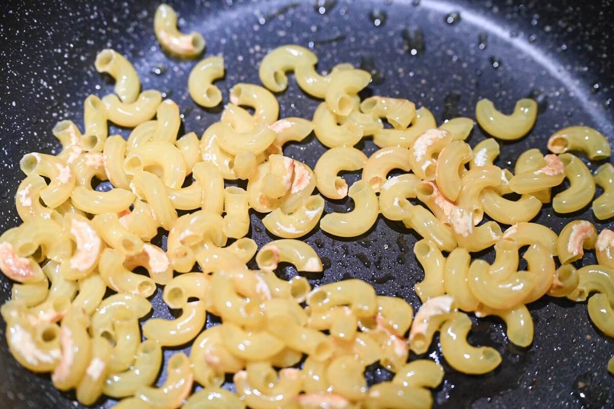 「マカロニスナック」のレシピ