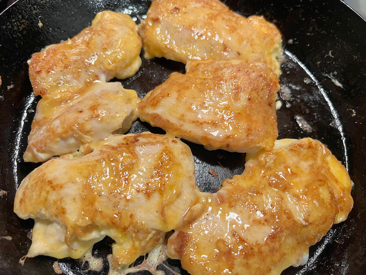 和田明日香さん「鶏むね肉のピカタ」