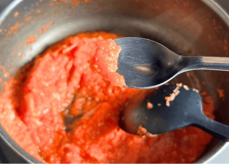 タモリさん「スパゲティトマトソース」のレシピ