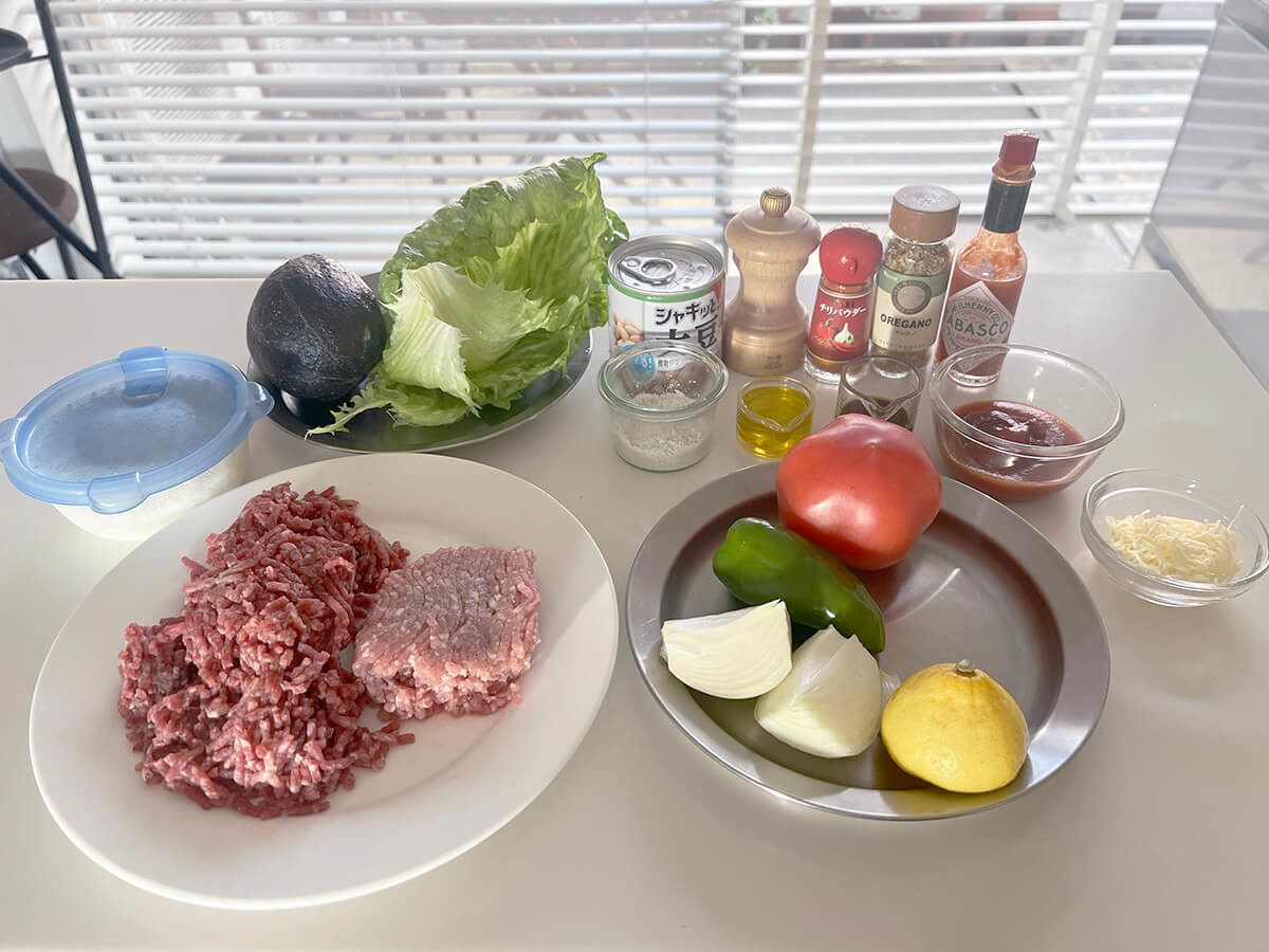 和田明日香さん「タコライス 蒸し大豆入り」