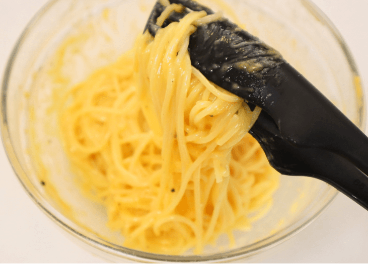 ZIP!「舘様のカルボナーラ」の再現