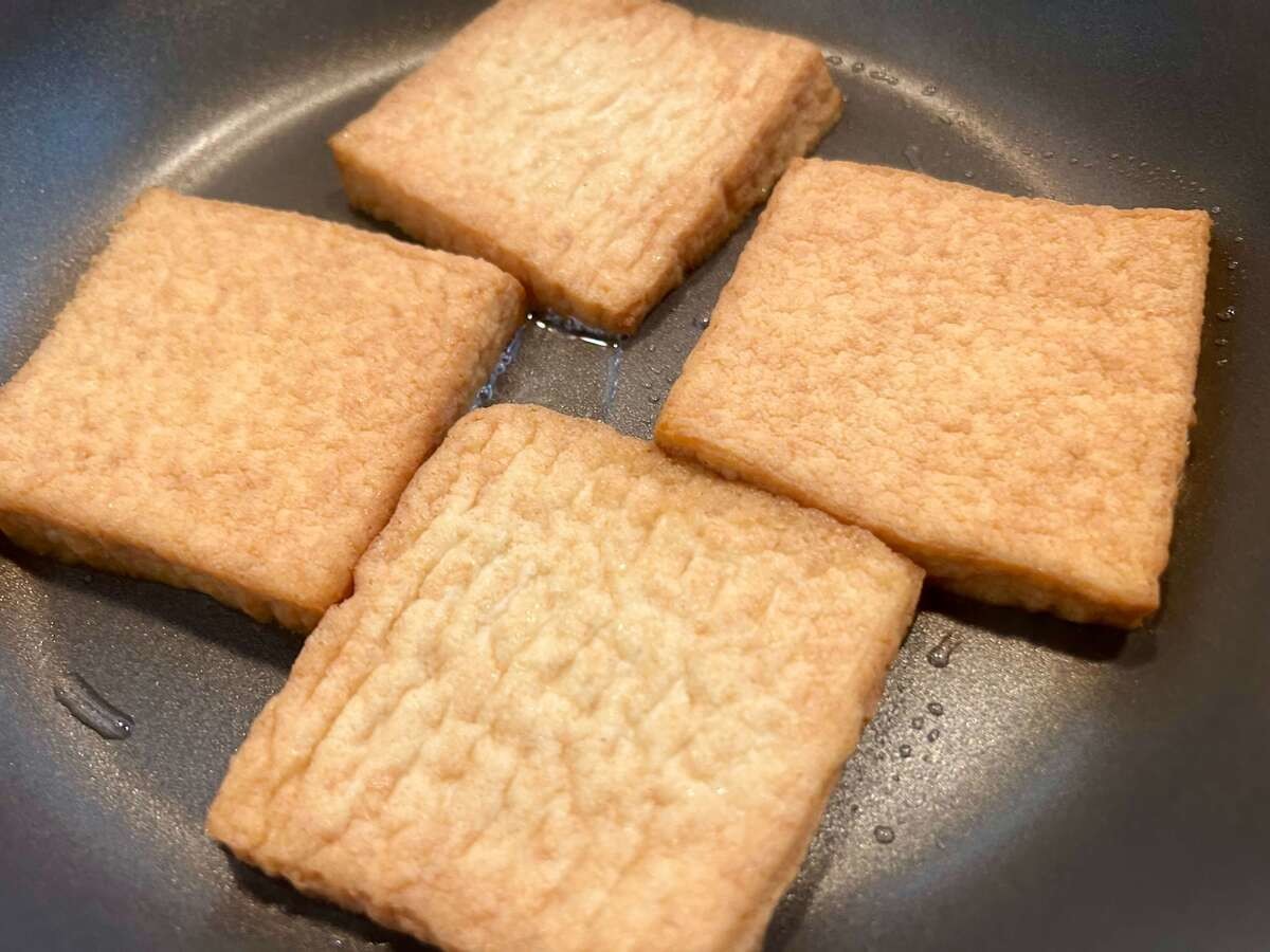 藤井恵さん「厚揚げのおかかチーズ焼き」