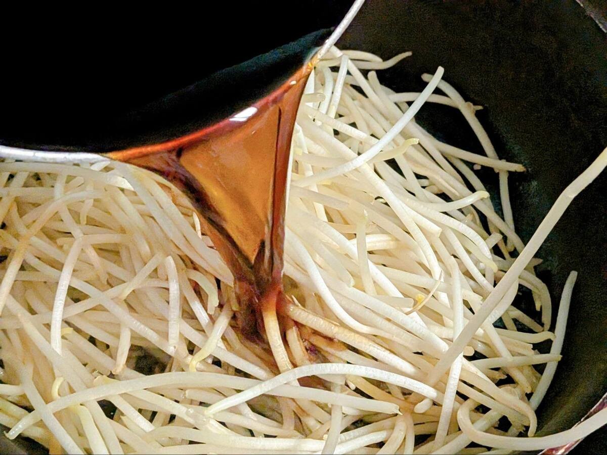 豆もやしの焼きそば