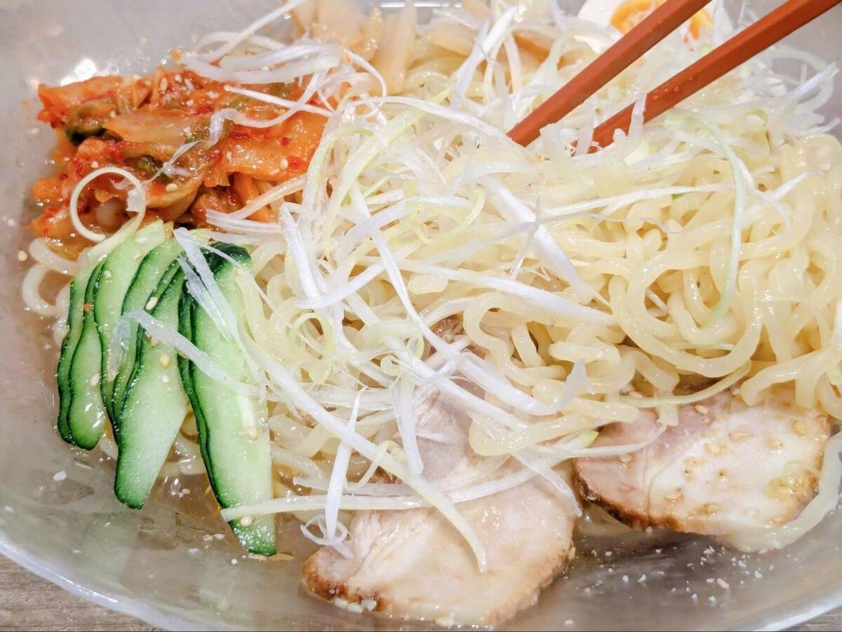 幸楽苑の夏限定の冷麺