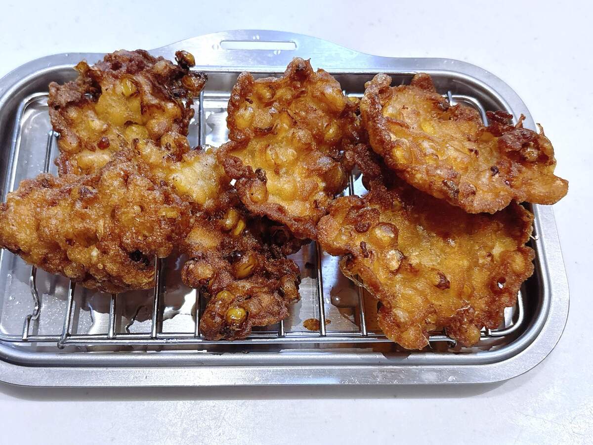とうもろこしの唐揚げ
