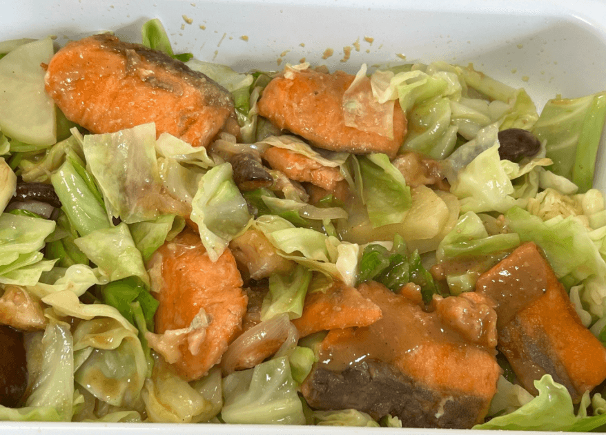 大原千鶴さん「秋鮭のちゃんちゃん焼き」のレシピ