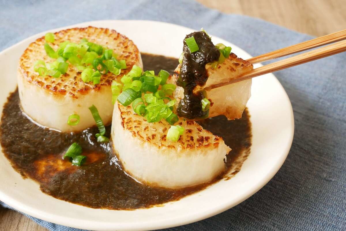 大根ステーキ のりソース