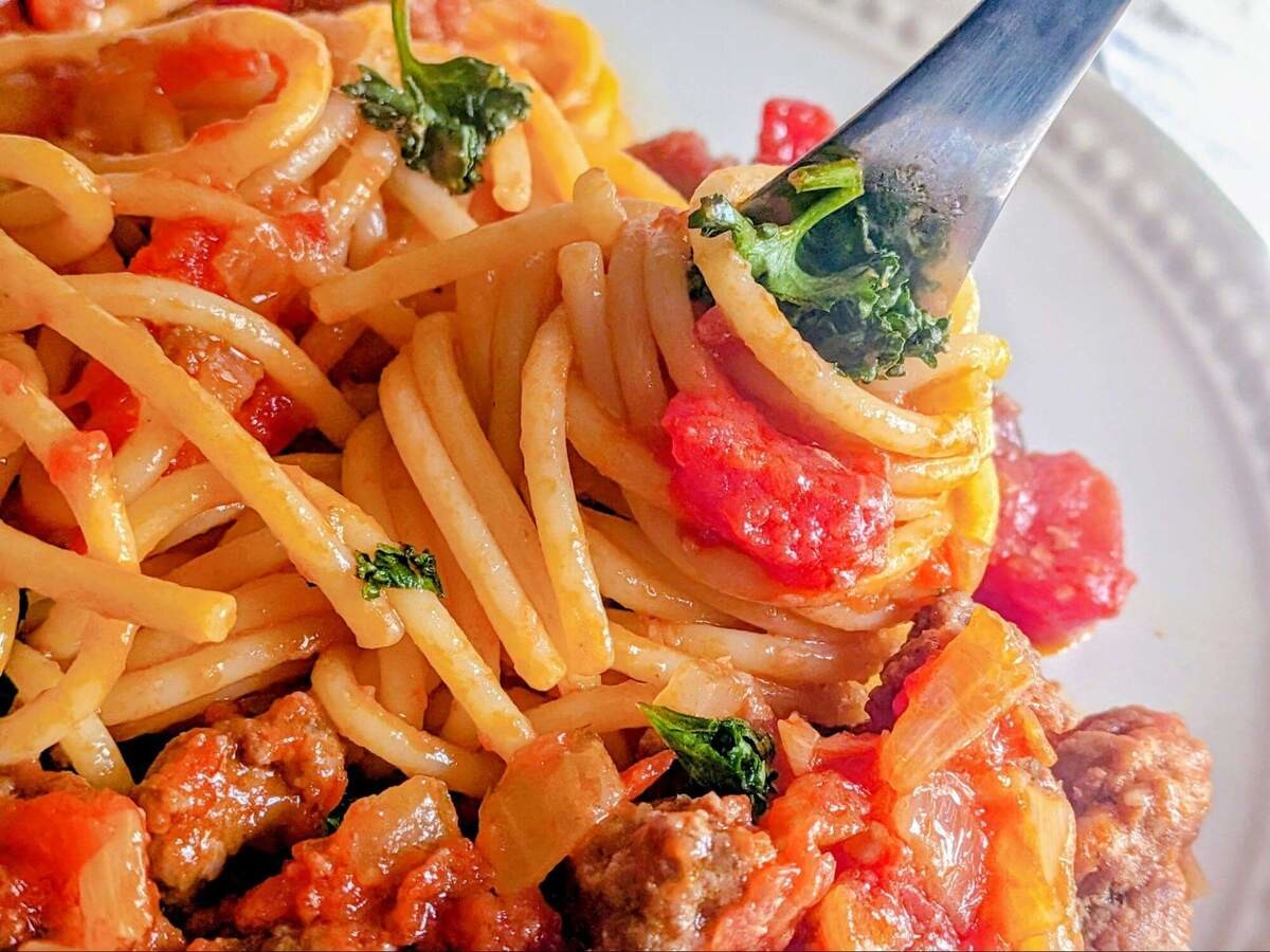 鈴木弥平さん「ミートソーススパゲッティ」