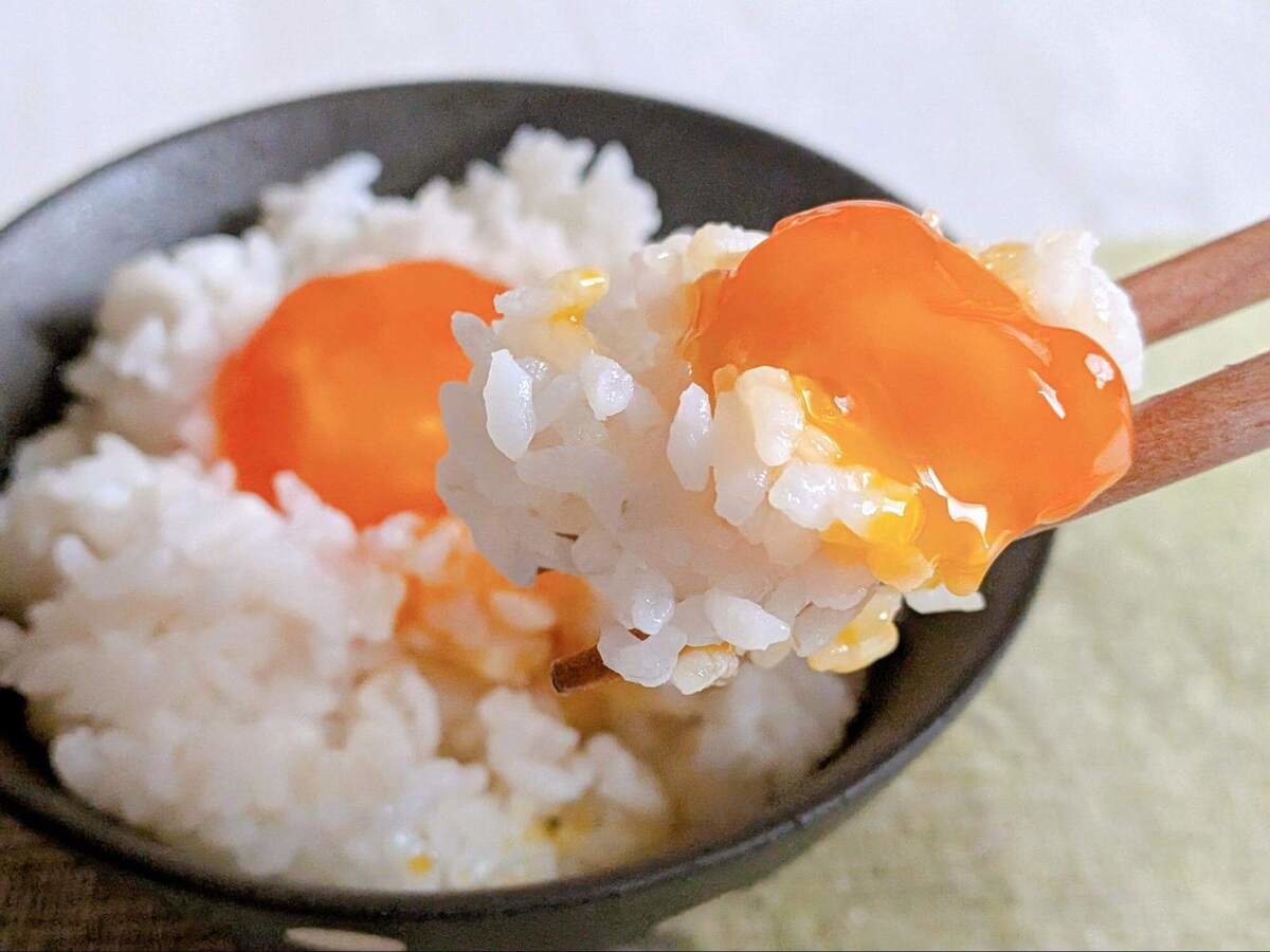 卵黄のめんつゆ漬け