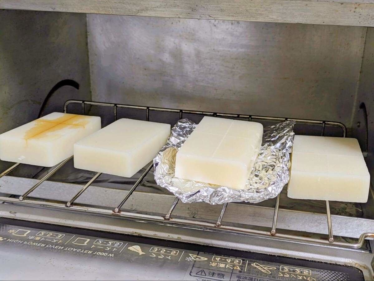 くっつかないのはどれ？お餅の焼き方決定戦