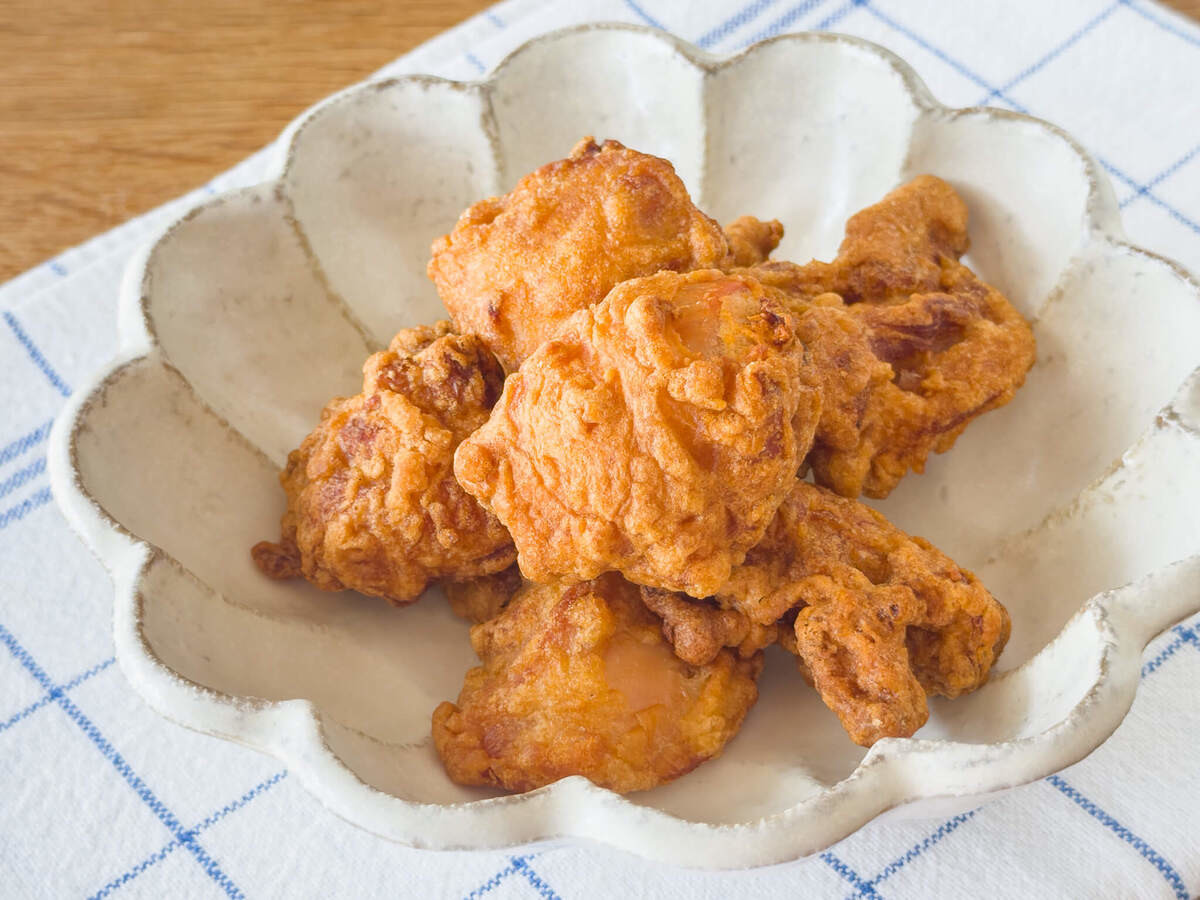 【業務スーパーの冷凍唐揚げ】をノンフライヤーで食べ比べ