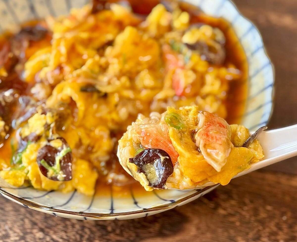 けんまさきっちんさん「王将風かに玉」