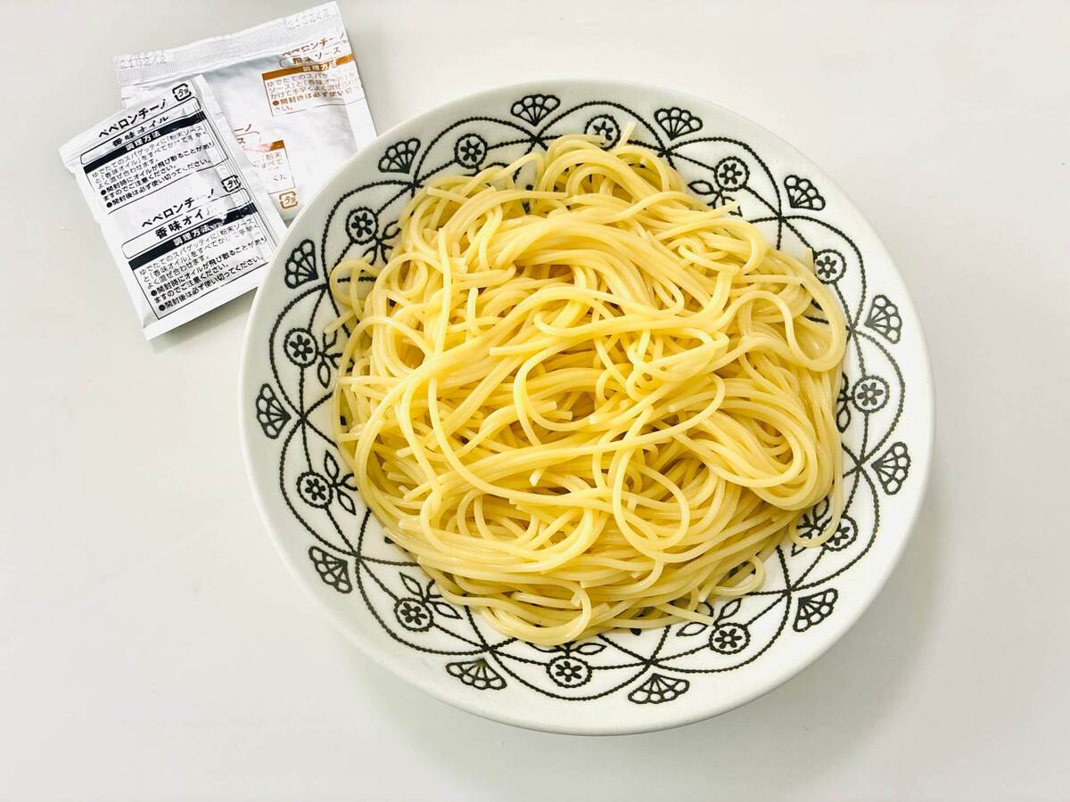 ゆでたパスタにまぜるだけ ペペロンチーノ
