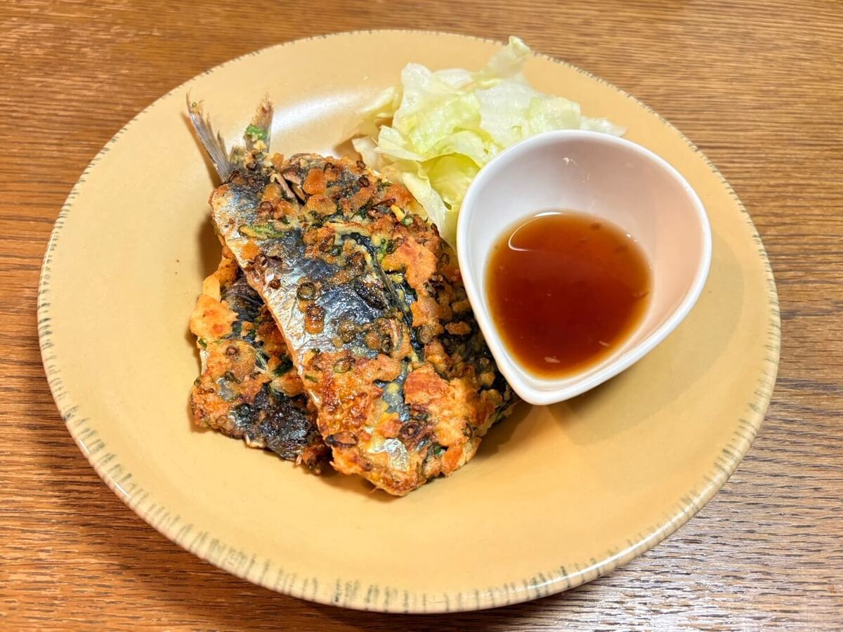 いわしのカリカリ焼き