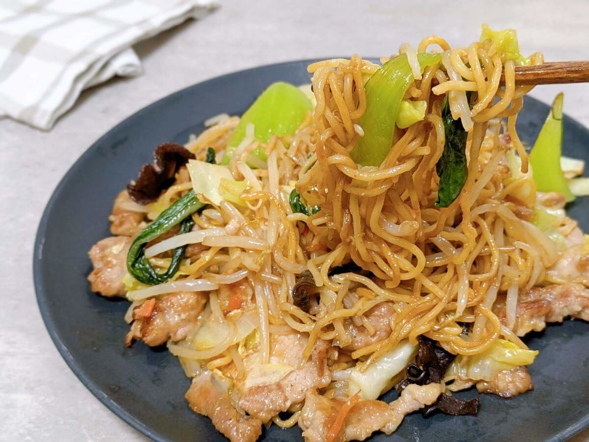 『けんまさきっちん』さん「王将風焼きそば」