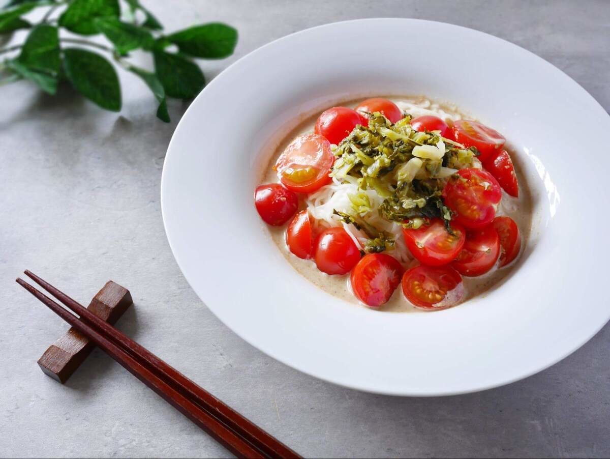 ごまだれトマトそうめん