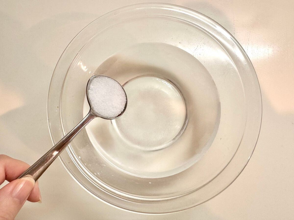 うどんスープでクラムチャウダー