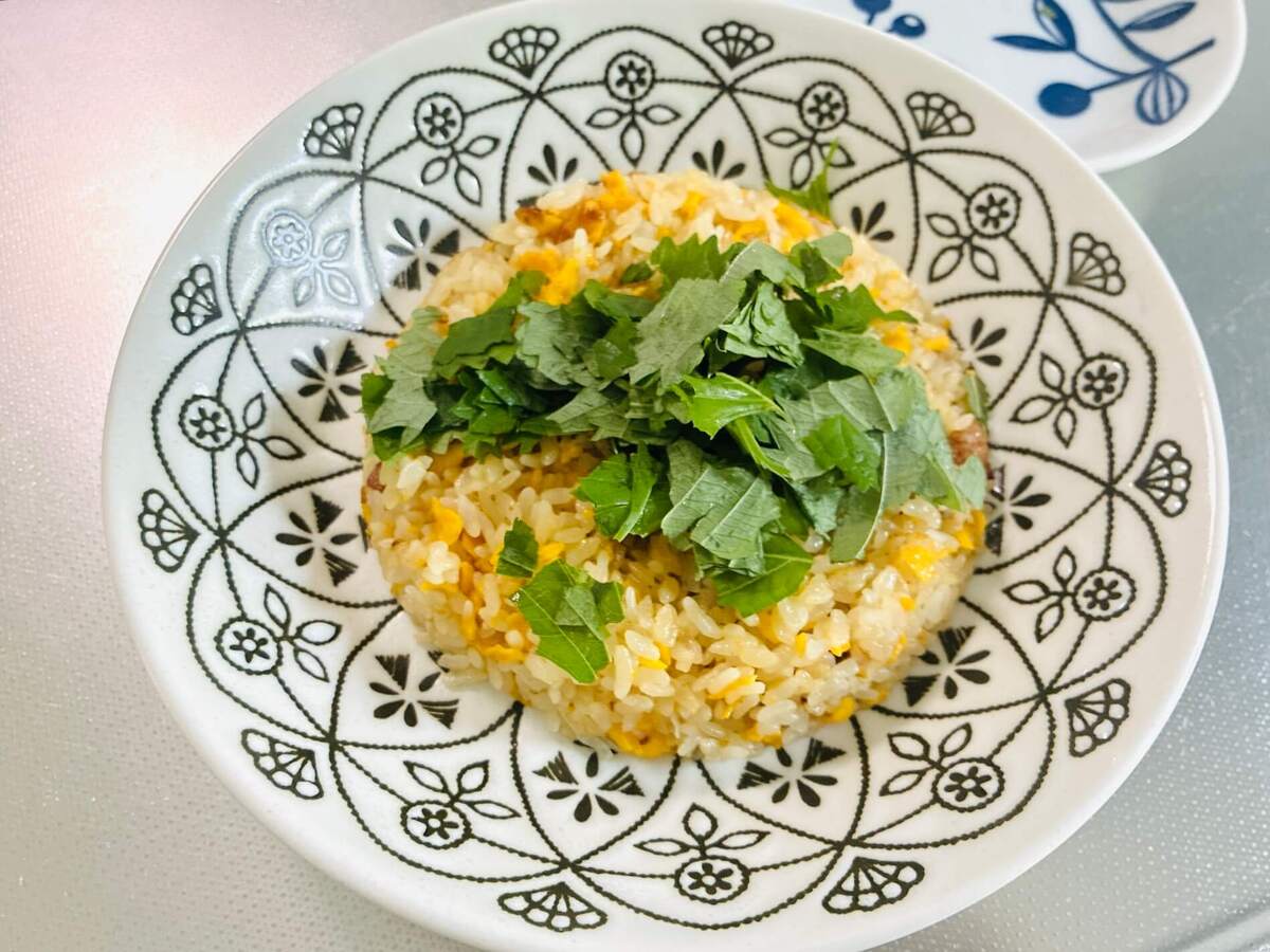 家でやっている市販のチャーハンの食べ方