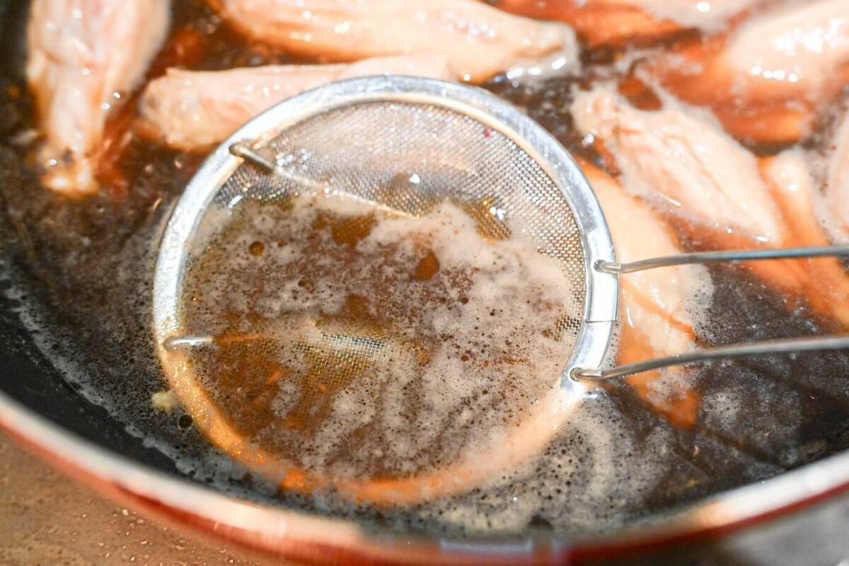 鶏手羽中のさっぱり煮