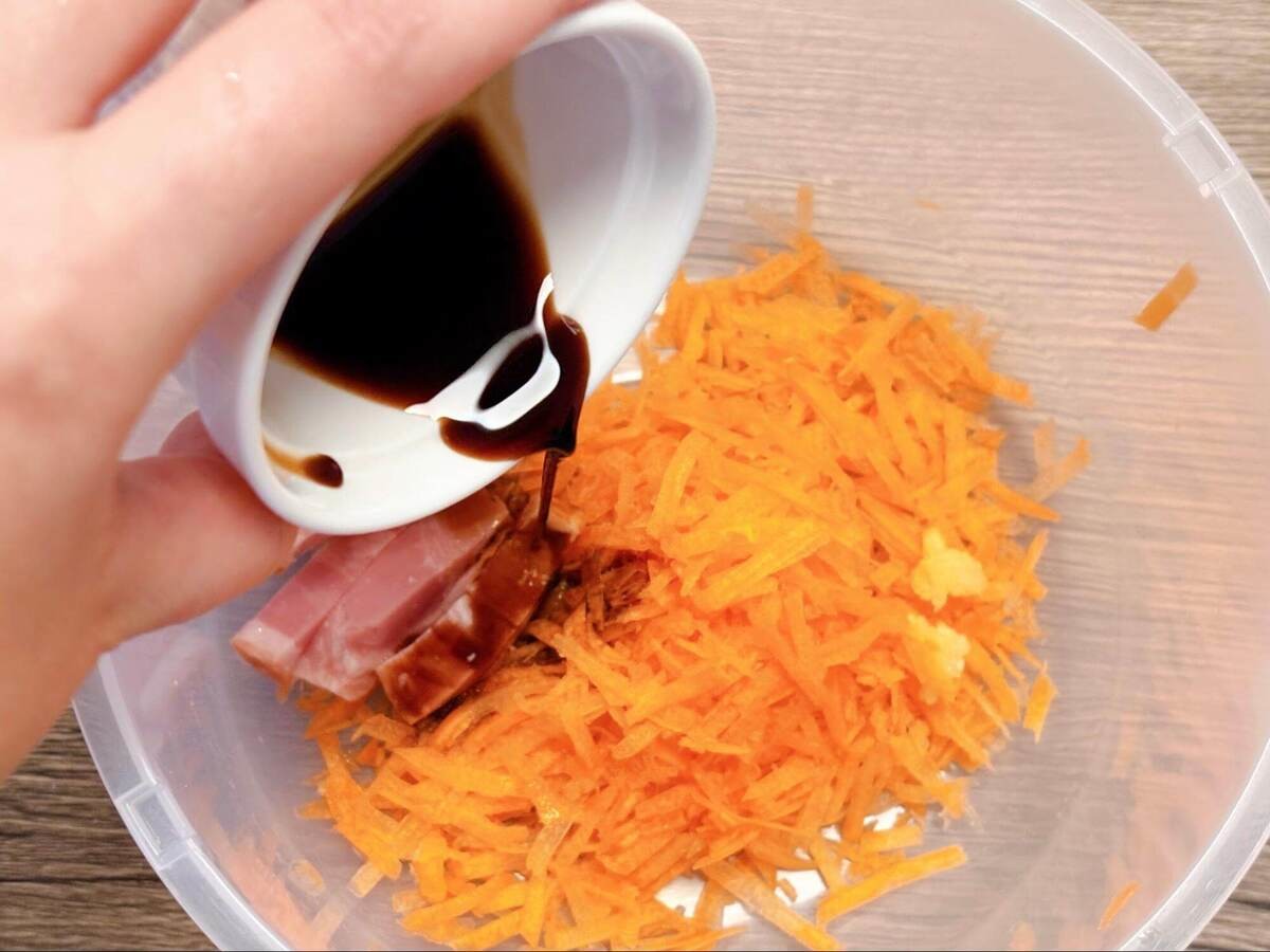 家事ヤロウ!!!「にんじんdeボナーラ」