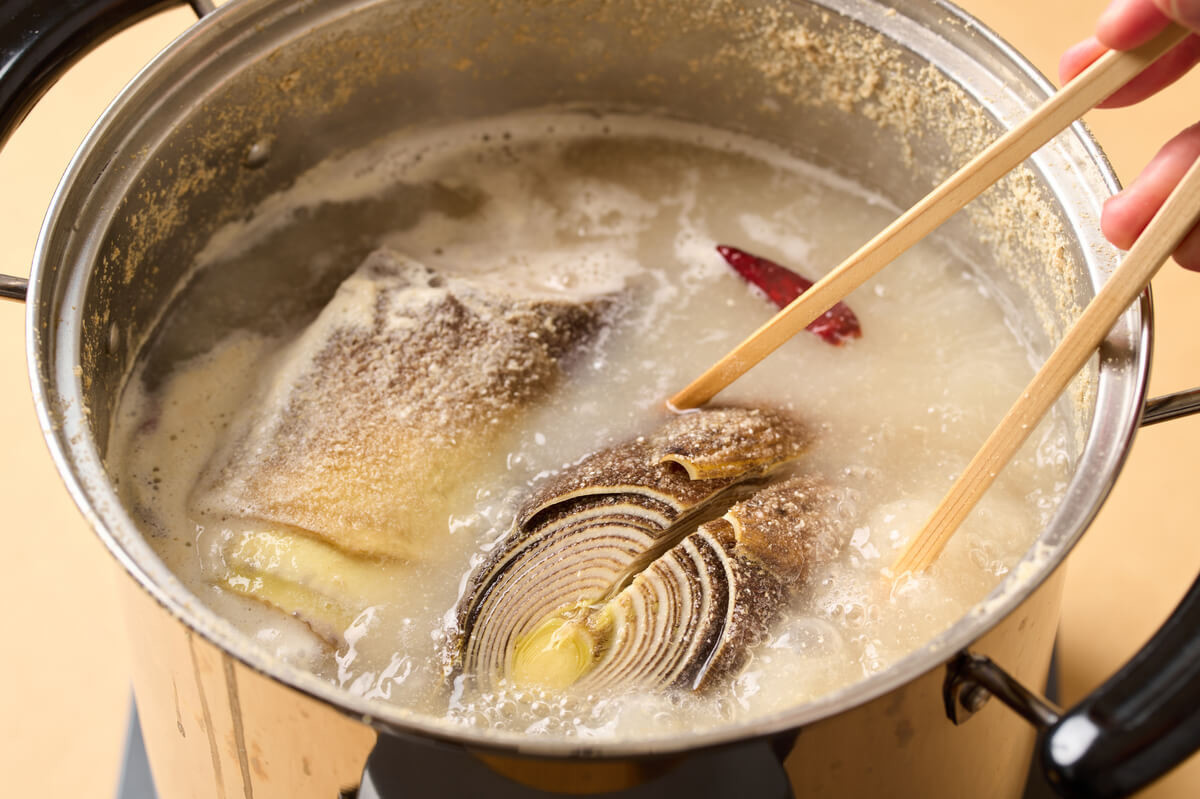 お願い！たけのこのアク抜き